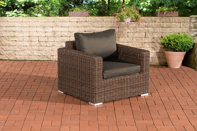 Fauteuil Bolbai / Madeira Bruin-meliert,anthrazit