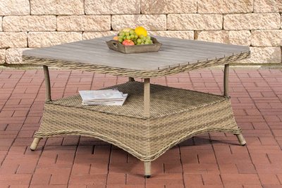 Loungetafel Pindiri WPC 5mm natura,100x100 cm,