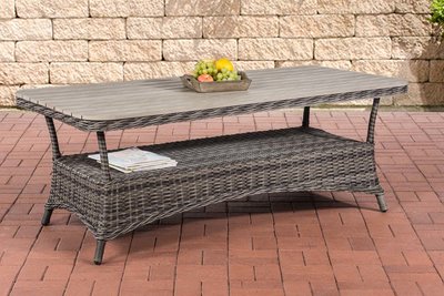 Loungetafel Pindiri WPC 5mm Grijs-meliert,160x80 cm