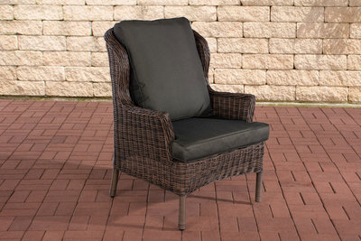 Fauteuil Jirdan Bruin-meliert,anthrazit