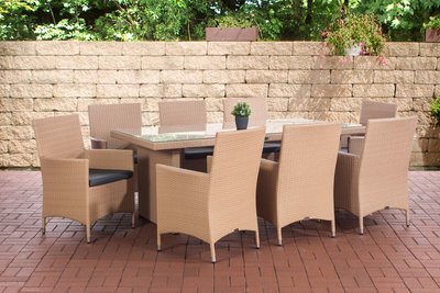 Wicker Tuinset Ivognin Bag sand,eisenGrijs