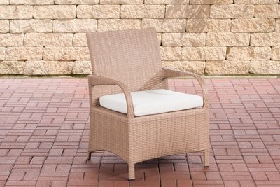 Stoel Pozzi sand,CremeWit