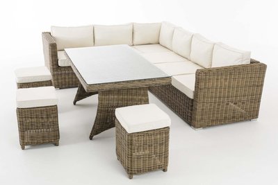 Tuinset Sirini 5 mm natura,CremeWit