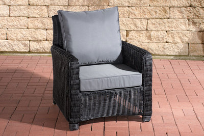 Fauteuil Son Farnenda 5mm Zwart,eisenGrijs