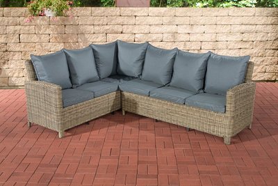 L set Bermeo Rond 5mm Roodan natura,eisenGrijs