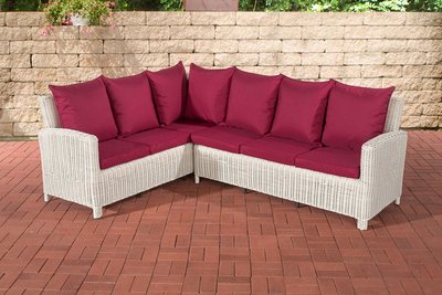 L set Bermeo Rond 5mm Roodan perlWit,rubinRood