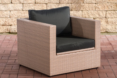 Fauteuil Taberi sand,anthrazit,
