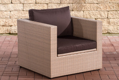 Fauteuil Taberi sand,terraBruin