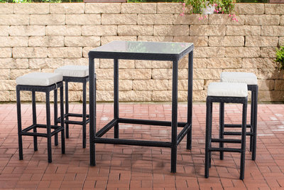 Tuinbar Ilei 5mm Zwart,CremeWit