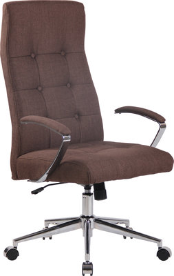 Bureaustoel Fann Bruin,Stoff