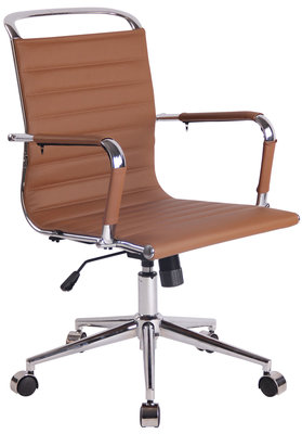 Bureaustoel Bortan Bruin,Kunstleder