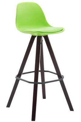Barkruk Frinklan Kunststof Vierkant Cappuccino Groen,cappuccino (eiche)