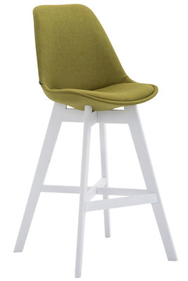 Barkruk Cennas Stof Groen,Wit