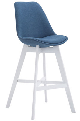 Barkruk Cennas Stof Blauw,Wit
