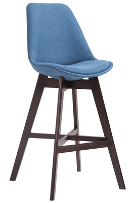 Barkruk Cennas Stof Blauw,cappuccino
