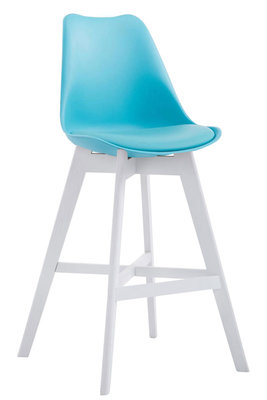 Barkruk Cennas Kunststof Blauw,Wit