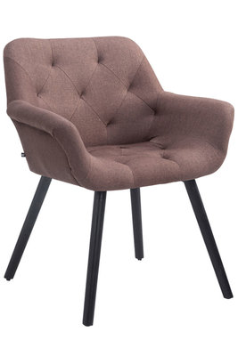 Bezoekersstoel Cissady Stof Bruin,Zwart