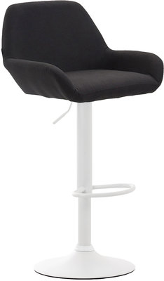 Barkruk Brigi Stof Zwart,Wit