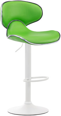 Barkruk Lis Vigis Kunstleer Groen,Wit