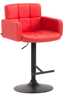 Barkruk Les Engalos Rood,Zwart