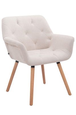 Bezoekersstoel Cissady Stof beige,natura,