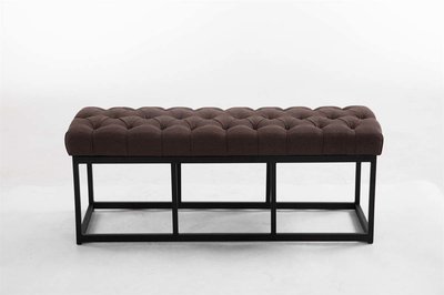 Bank Uman B stof Bruin,120 cm