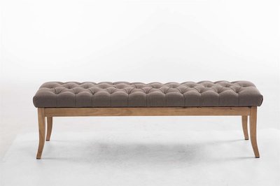 Bank Remsas Stof Taupe,150 cm