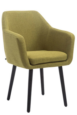 Bezoekersstoel Etrucht Stof Groen,Zwart (eiche)