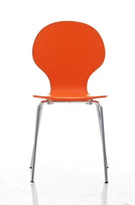 Set van 16 stapelstoelen Doegi Oranje