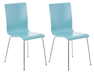 Set van 2 bezoekersstoel Pipi Blauww