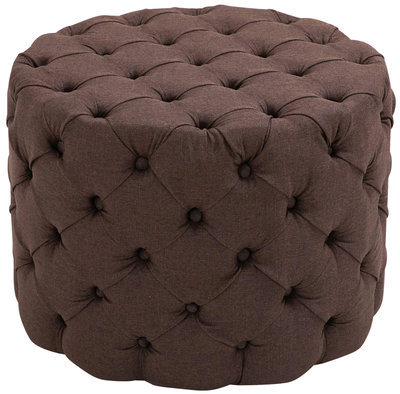 Hocker Drinca Stof Bruin,L