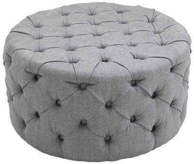 Hocker Drinca Stof Grijs,XL