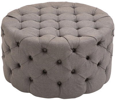 Hocker Drinca Stof Taupe,XL