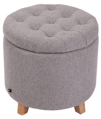 Hocker Mirsi Grijs,Stoff