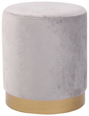 Hocker Ninnang Grijs,Samt