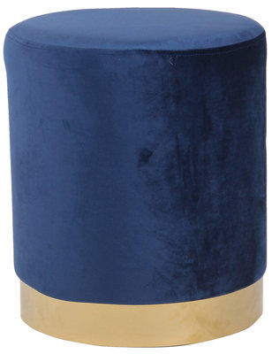 Hocker Ninnang Blauw,Samt
