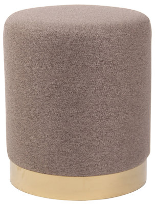Hocker Ninnang Taupe,Stoff
