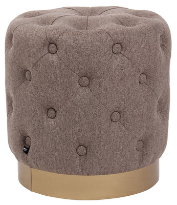 Hocker Nieli Taupe,Stoff