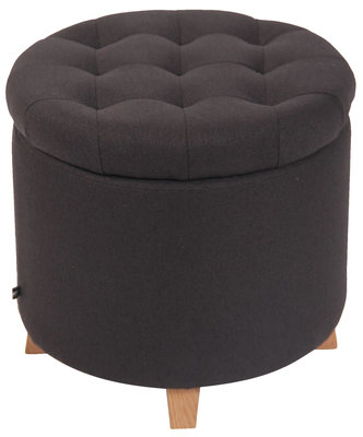 Hocker Mirsi Zwart,Stoff