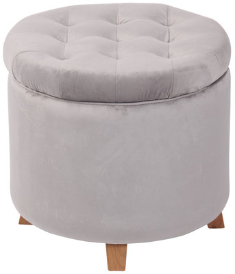 Hocker Mirsi Grijs,Samt