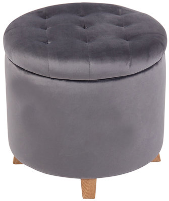 Hocker Mirsi Grijs,Samt