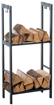 Brandhoutrek Rahne anthrazit,40x100x30 cm,