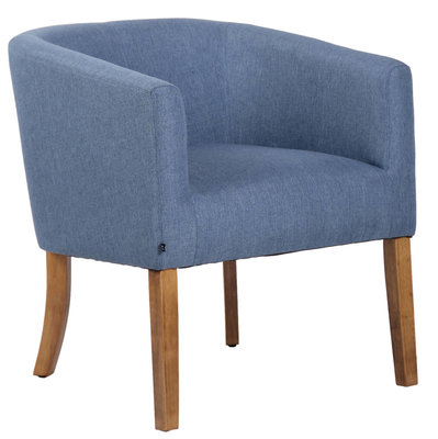 Fauteuil Namee Stof Blauw,antik-hell