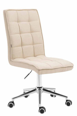 Bureaustoel Pikeng V2 stof Creme