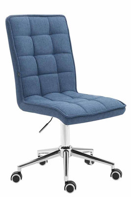 Bureaustoel Pikeng V2 stof Blauw