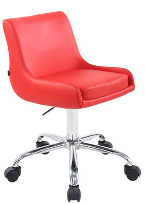 Werkkruk Cleb kunstleer Rood