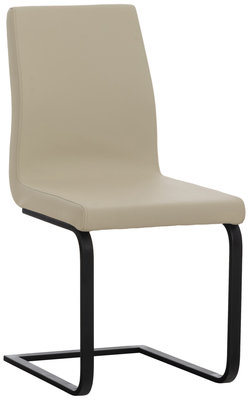 Eetkamerstoel Billia Creme,Kunstleder