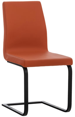 Eetkamerstoel Billia Oranje,Kunstleder
