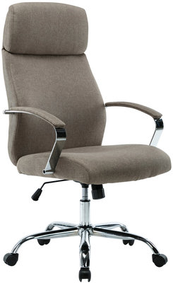 Bureaustoel Fora XL Taupe,Stoff