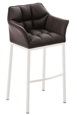 Barkruk Domasa Kunstleer Bruin,Wit